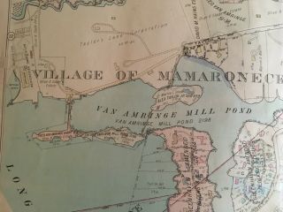 Village of Mamaroneck,  City of Rye,  Westchester County,  NY 1929 Atlas Map 2