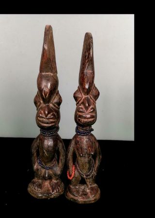 Old Tribal Yoruba Ibeji (twins) Figure - Nigeria