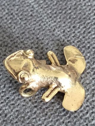 Very Small & Stunning Precolumbian Gold Panamanian/Costa Rican Frog Pendant 10