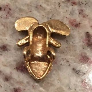 Very Small & Stunning Precolumbian Gold Panamanian/Costa Rican Frog Pendant 4
