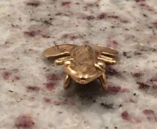 Very Small & Stunning Precolumbian Gold Panamanian/Costa Rican Frog Pendant 6