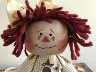 Primitive Raggedy Ann Vintage Golden Pear Annie 2