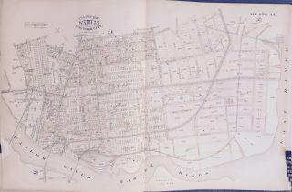 1885 Mott Haven Bronx Ny East 133rd - E.  144th St E.  Robinson Atlas Map