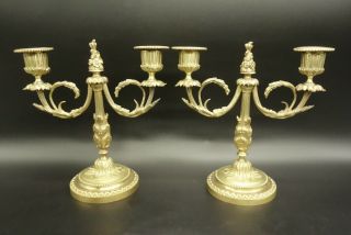 Candleholder,  Louis Xvi Style,  Era 19th - Bronze - French Antique