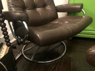 Vintage LeatherEkornes STRESSLESS Chair Leather great shape 8