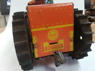 Vintage antique MARX MAR TOYS Wind Up Tin Climbing Tractor (USA) 5