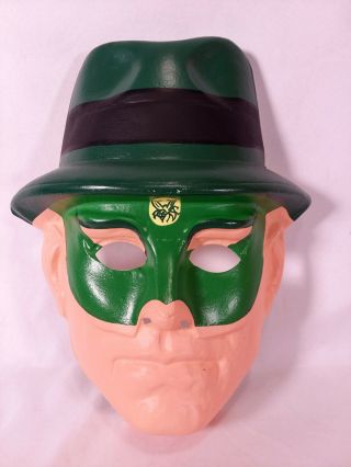 Vintage 1966 Green Hornet Ben Cooper Halloween Mask & Costume Classic TV series 2