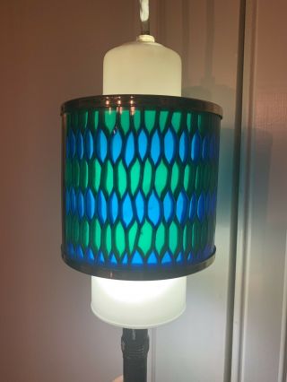 Vintage moe Honeycomb Lighting Blue Green Retro Light Sconce Pendant 5