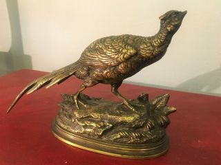 Paul Delabrierre (1829 - 1912) Casting Of A Pheasant C19th