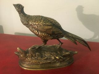 PAUL DELABRIERRE (1829 - 1912) CASTING OF A PHEASANT C19TH 2