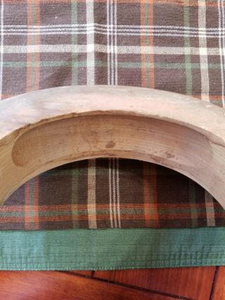 Antique Millinery Wood Hat Brim Block Mold Ring Form 7 Hatmaker Tool Industrial 9