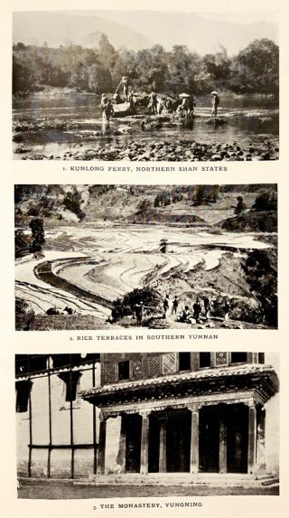1922 Kingdon Ward - WESTERN YUNNAN - LARGE COLOR MAP - Muli Dasi Monastery - 09 7