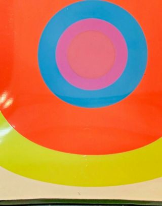 PETER MAX MID - CENTURY MODERNIST GLASS TRAY - 1960 ' S 3