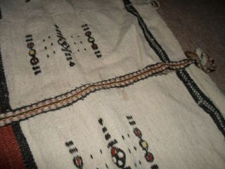 Vintage African Tribal Fulani Textile Marriage Blanket 8ft x 4ft 6