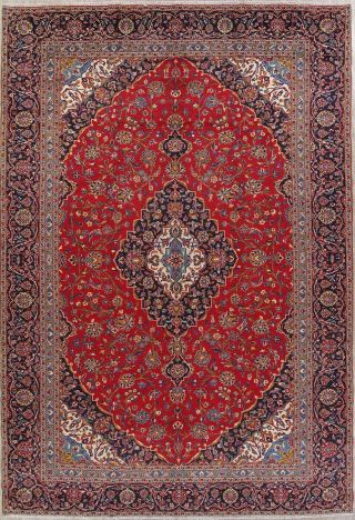 Traditional Floral Area Rugs Hand - Knotted Wool Home Decor Room Size Carpet 9x13