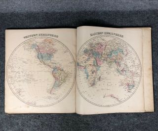 Antique 1876 Atlas Of Clinton County Ohio Lake Griffing & Stevenson 11