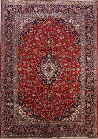 Traditional Rugs Hand - Knotted Wool Floral Home Decor Room Size Carpet 10 X 13