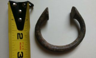 Early Authentic 18th C.  Manilla Slave Trade Bracelet - Bronze/Copper alloy 3