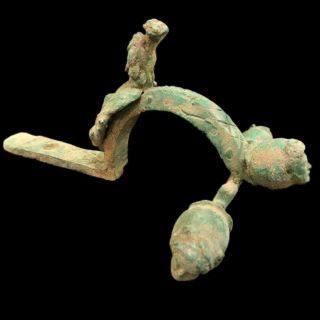 Roman Ancient Bronze Crossbow Brooch - 200 - 400 Ad (1) Large 22 Cm Long