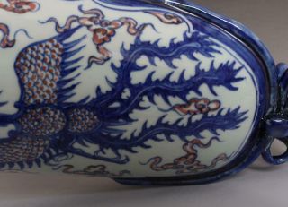 Antique Porcelain Chinese Blue and White Pillow Xuande MK - phoenix 10
