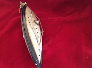 1912 BING? SUBMARINE,  8 Inches Long,  Tin Wind - UP,  Made In Germany 5