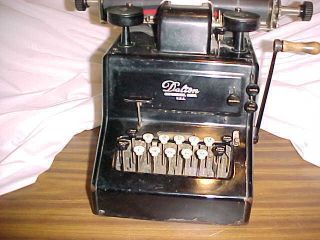 Antique Dalton Adding Listing & Calculating Machine Model 01003 D 2