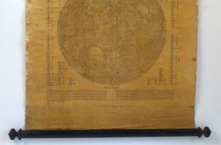 Antique 19th C map of the Moon,  Berlin,  Germany,  1837 Wilhelm Beer & Madler 3