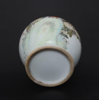 Perfect Antique Chinese Porcelain Famille - Rose Vase Xu Dasheng Mark - bird&mum 6