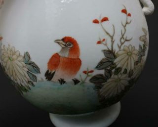 Perfect Antique Chinese Porcelain Famille - Rose Vase Xu Dasheng Mark - bird&mum 7