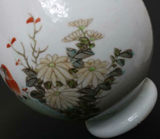Perfect Antique Chinese Porcelain Famille - Rose Vase Xu Dasheng Mark - bird&mum 8
