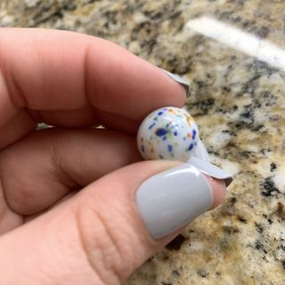Vintage Confetti Speckled Marble White 3