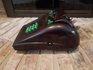 Victor Adding Machine,  Bakelite case with Green Buttons 4