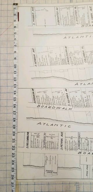 1925 Old Street Map Business Real Estate Locations Atlantic City NJ,  Nirenstein 9