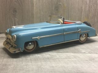 Vintage Distler Packard Convertible 1950s Tin Wind Up Toy Car 3 - Speed Us Germany