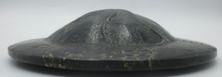 18.  0 Cm Meteorite Iron Ufo Disc Hongshan With Alien Symbols & Inscripts