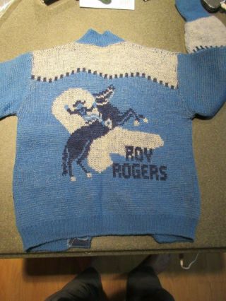 Childs Roy Rogers Sweater 1950 