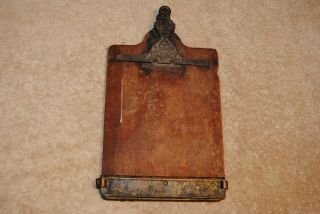 Antique Wooden Clip Board