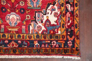 Vintage Geometric Tribal Lilian Oriental Rug Hand - Made Wool Foyer Carpet 4 