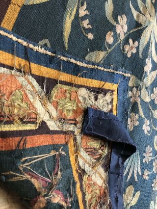 Auth: 19th C French Tapestry 6x8 Wool & Silk Beauty Gothic Revival ANTIQUE NR 8