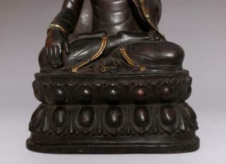Large Fine Old Antique Chinese Bronze Buddha Statue - 28cm 10