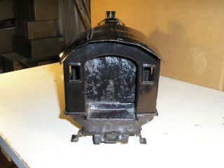 Vintage BUDDY L 4 - 6 - 0 / 2 Pressed Steel Steam Locomotive,  26” Long,  Brass Trim 4
