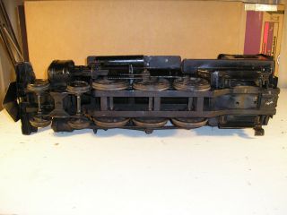 Vintage BUDDY L 4 - 6 - 0 / 2 Pressed Steel Steam Locomotive,  26” Long,  Brass Trim 6