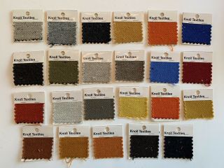 Vintage Knoll Fabric Swatches / Samples “skol”