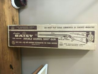 Vintage Die Cast Toy Cap Gun Daisy Double Barrel Shotgun - awesome 2