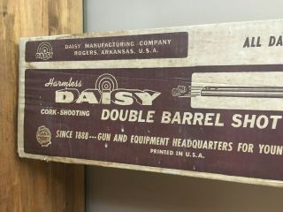 Vintage Die Cast Toy Cap Gun Daisy Double Barrel Shotgun - awesome 3