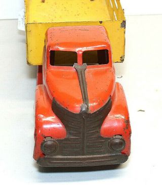 VINTAGE 1940 ' S Louis Marx Coca Cola Truck,  21 inches long,  and all 5