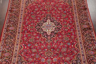 Vintage Traditional Floral Oriental Area Rug Hand - Knotted Wool 8x12 4