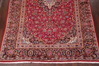 Vintage Traditional Floral Oriental Area Rug Hand - Knotted Wool 8x12 6