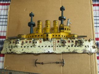 Cast Iron Dent York Battle Ship 21 