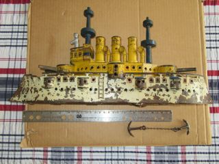 Cast Iron Dent York Battle Ship 21 